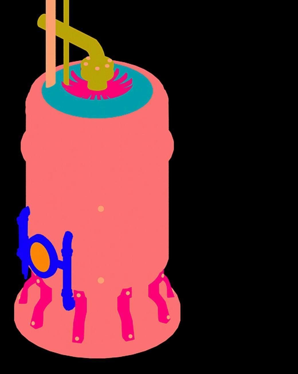 Wicked Creature - Chemical Storage Tanks 01 3D model_2