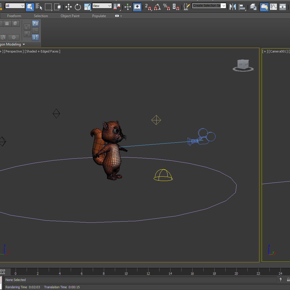 Squirrel Cartoon 3D model_15