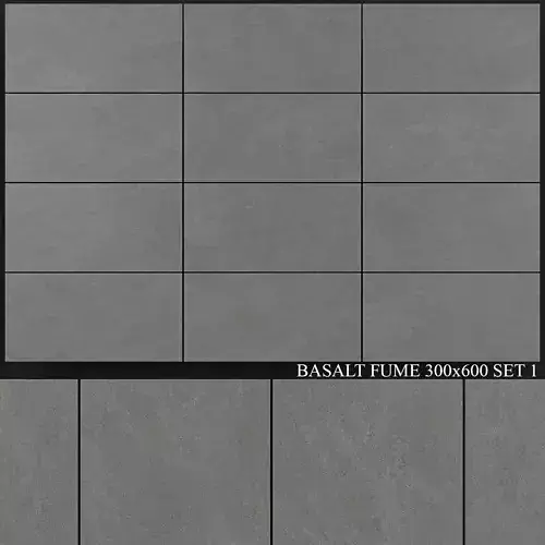 Yurtbay Seramik Basalt Fume 300x600 Set 1