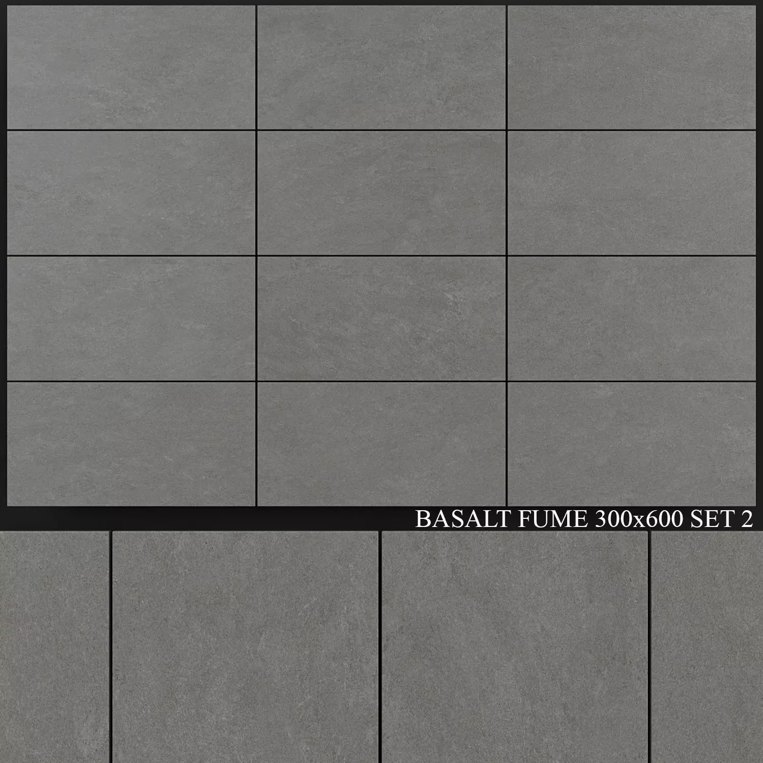 Yurtbay Seramik Basalt Fume 300x600 Set 2 3D model_0