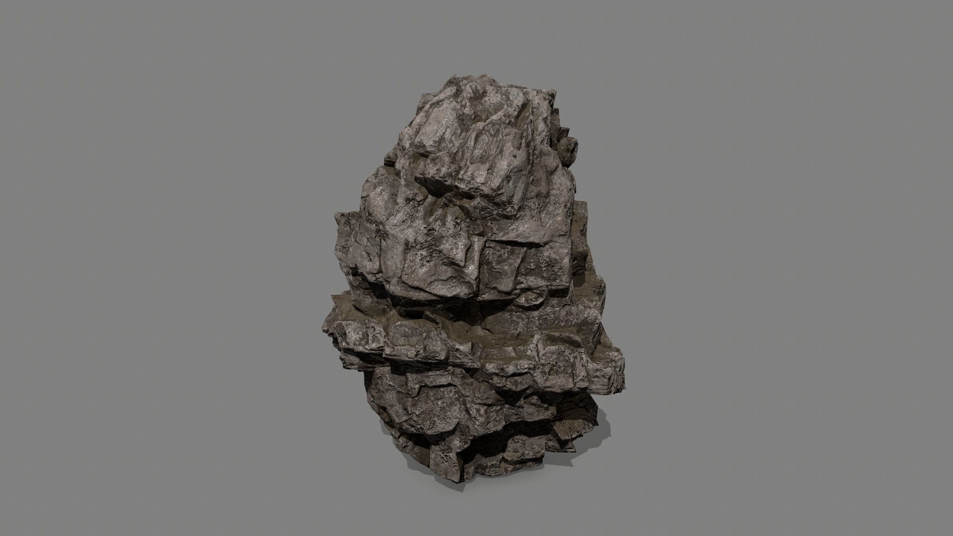rocks rock Low-poly 3D model_28