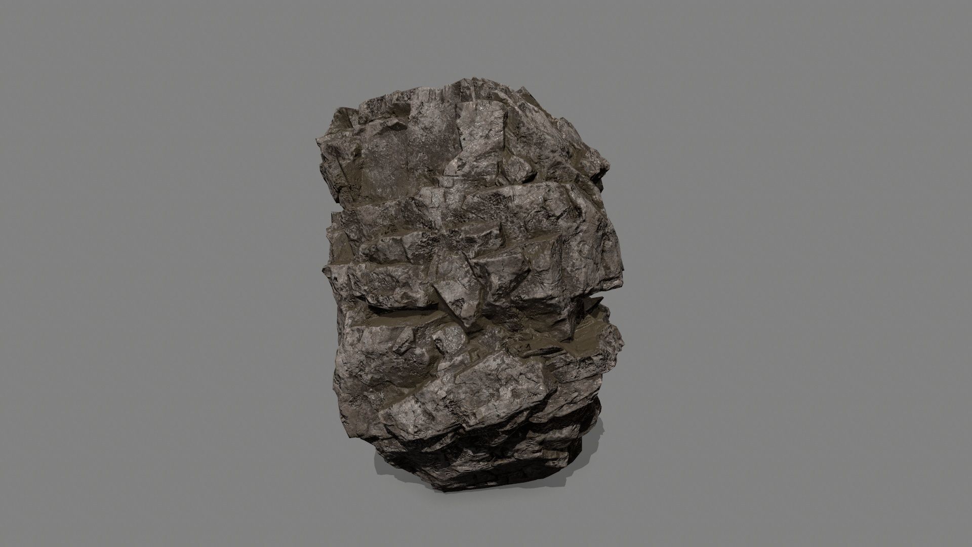 rocks rock Low-poly 3D model_30