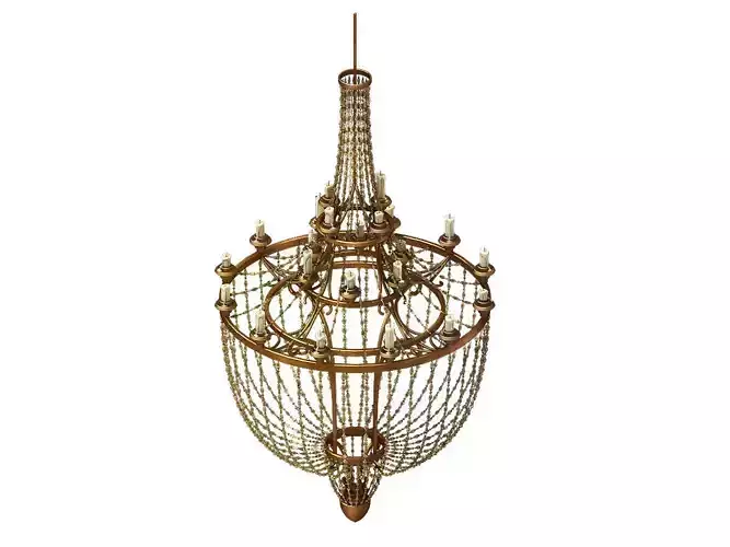 Warriors Area - Crystal chandelier 01