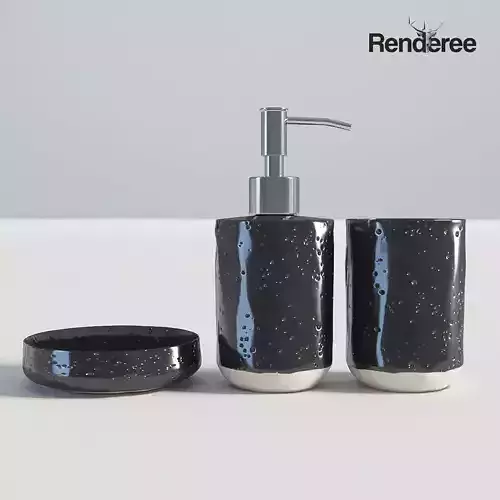 Bathroom Set Black