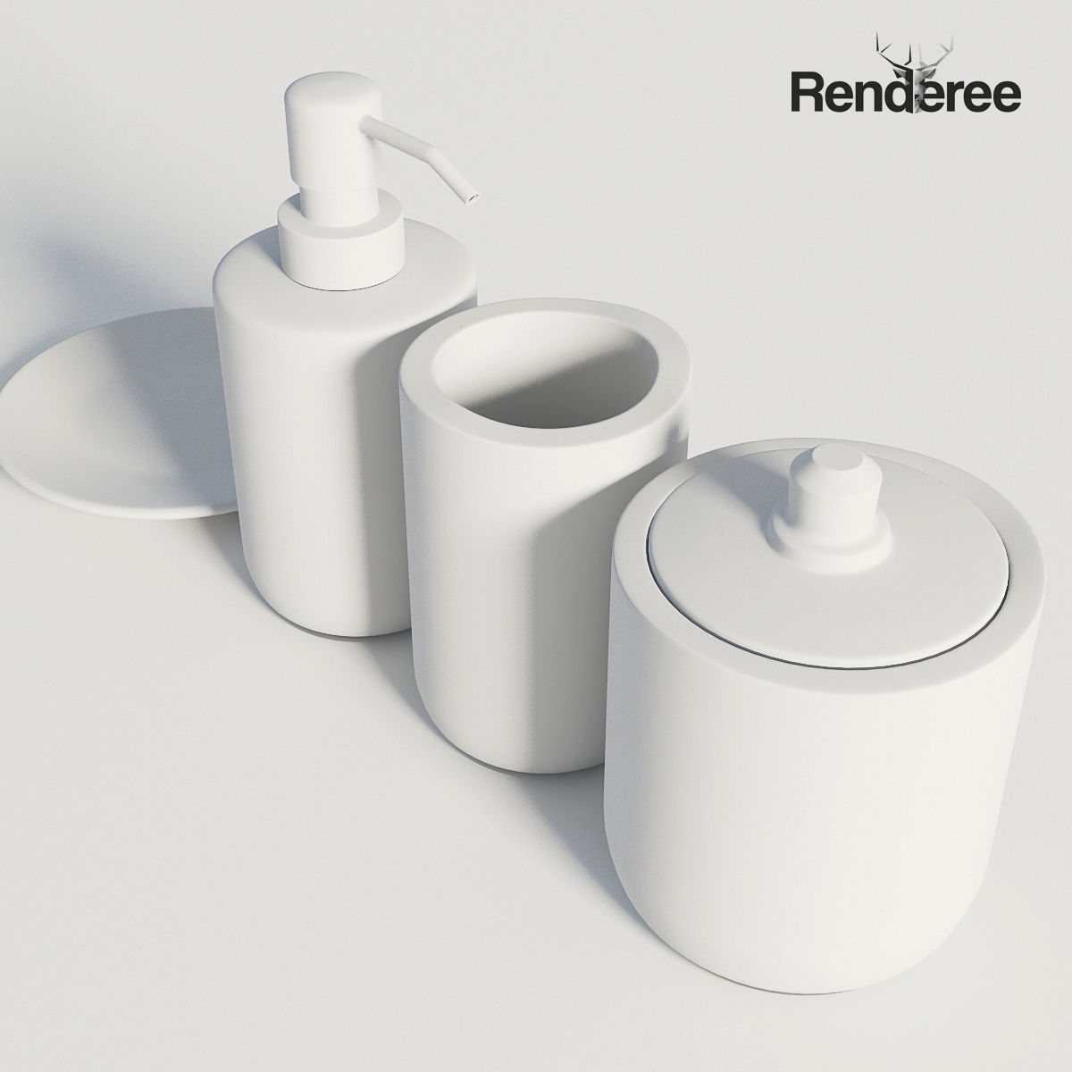 Bathroom Big Set 3D model_31