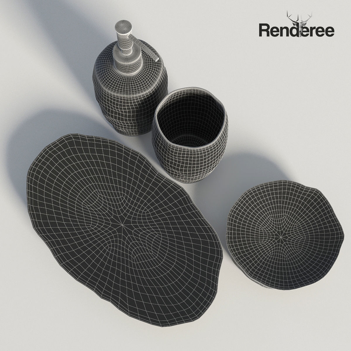 Bathroom Big Set 3D model_48