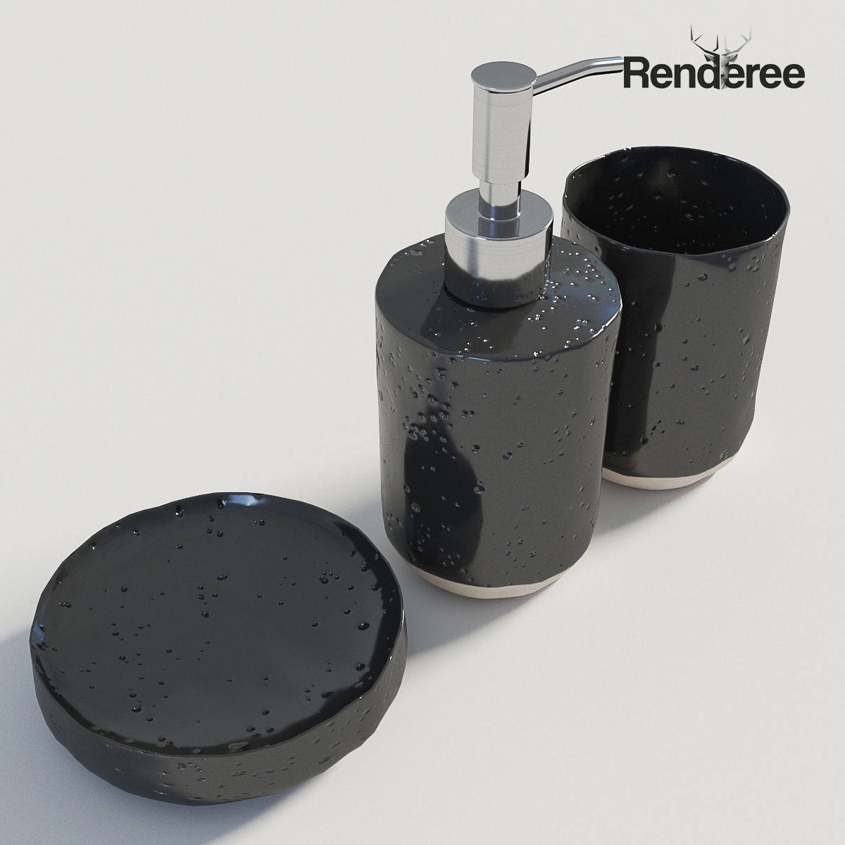 Bathroom Big Set 3D model_55