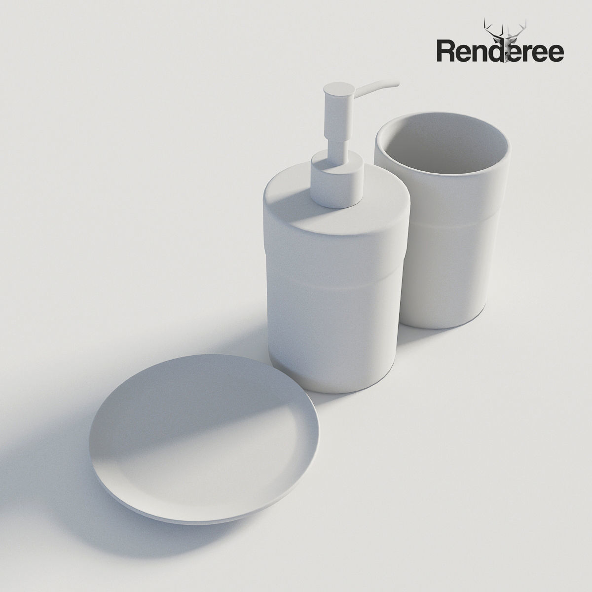 Bathroom Big Set 3D model_18