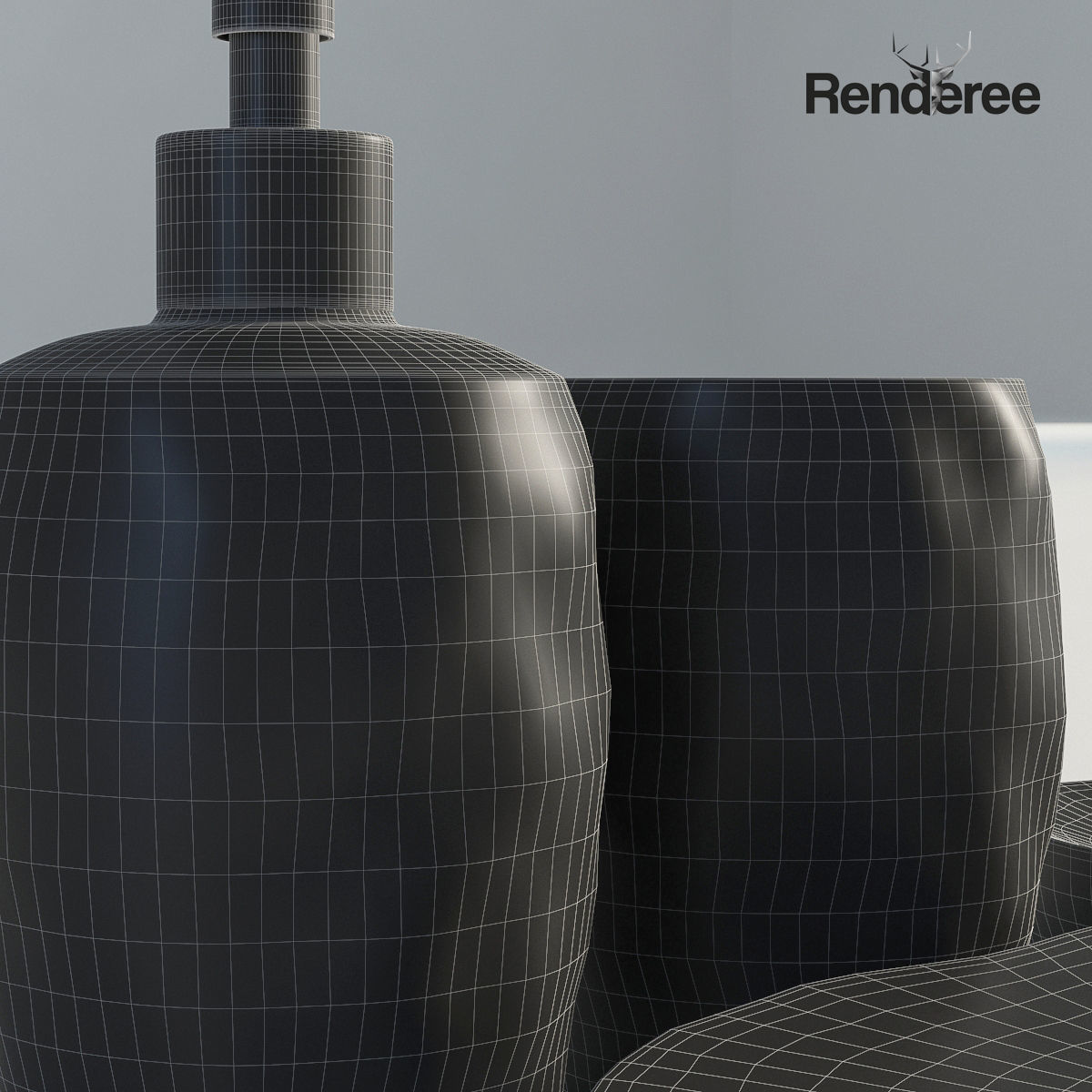 Bathroom Big Set 3D model_47