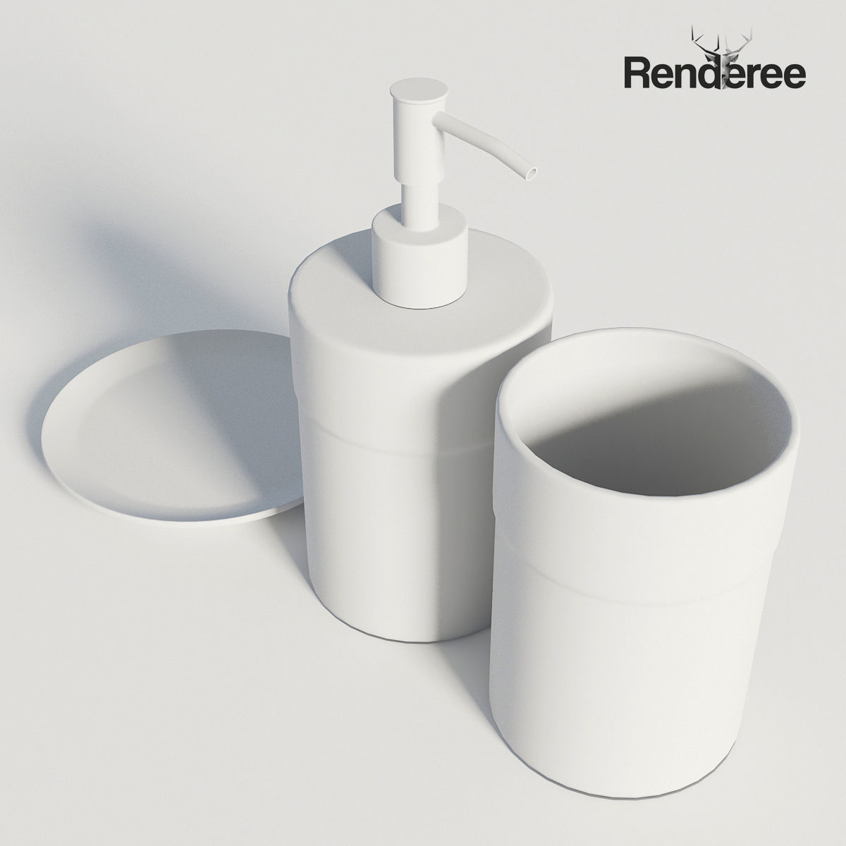 Bathroom Big Set 3D model_19