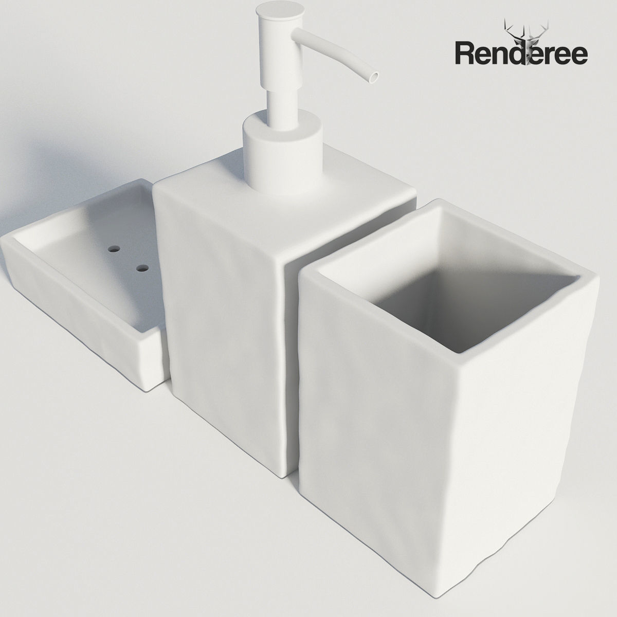 Bathroom Big Set 3D model_27
