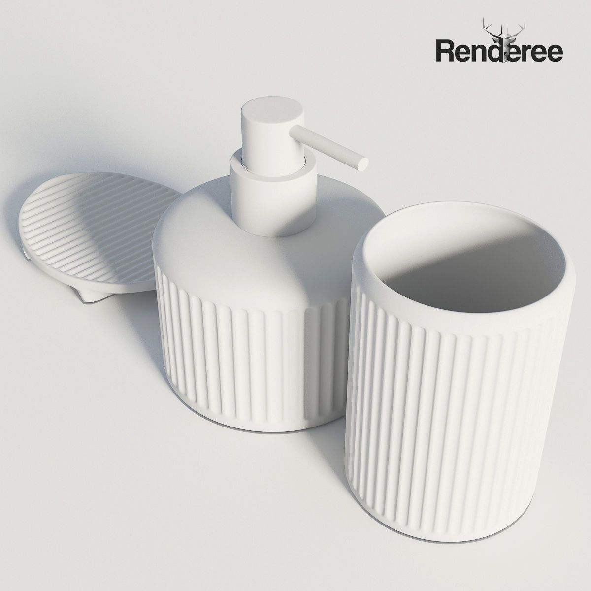 Bathroom Big Set 3D model_60