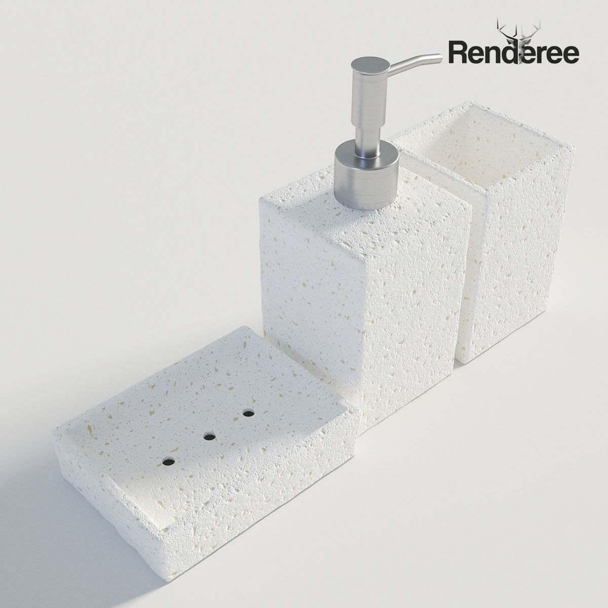 Bathroom Big Set 3D model_26