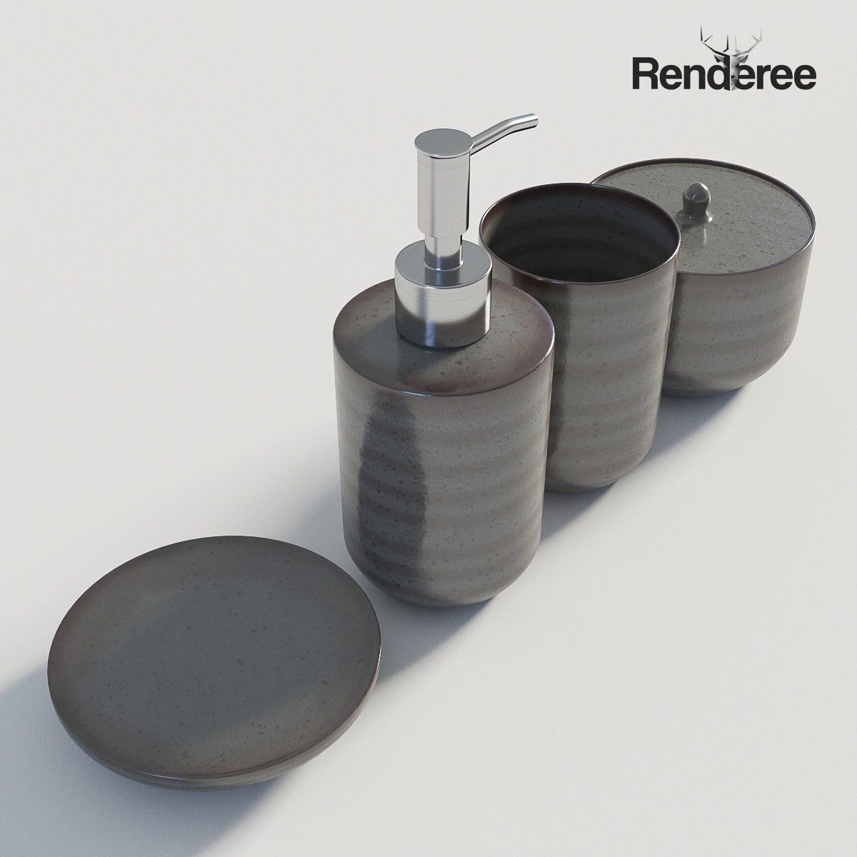 Bathroom Big Set 3D model_51