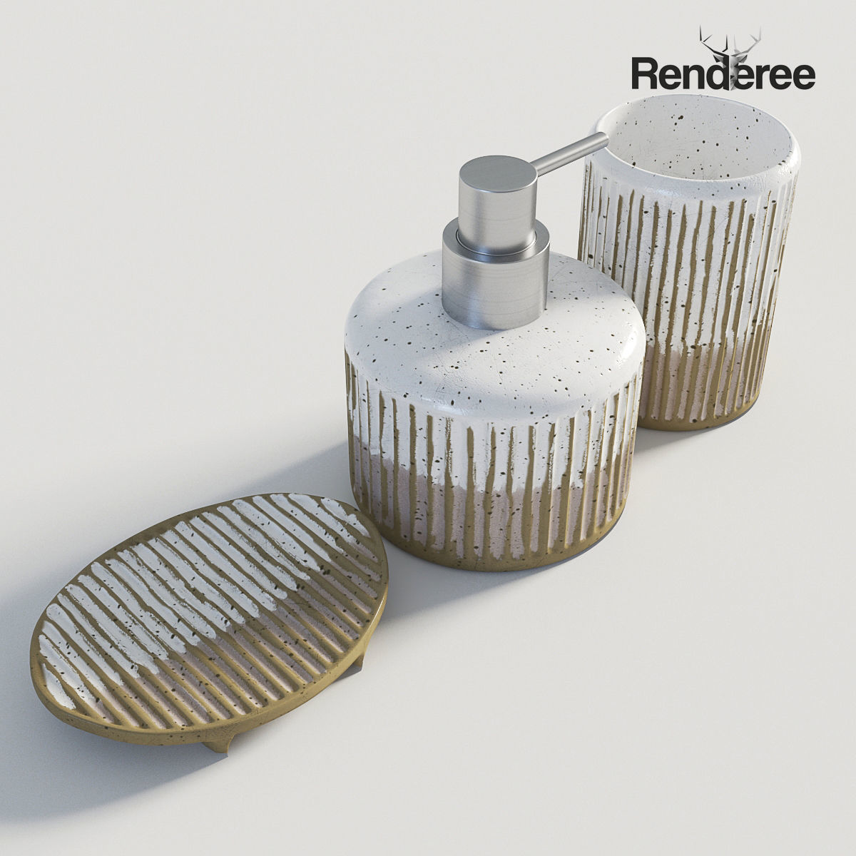 Bathroom Big Set 3D model_59