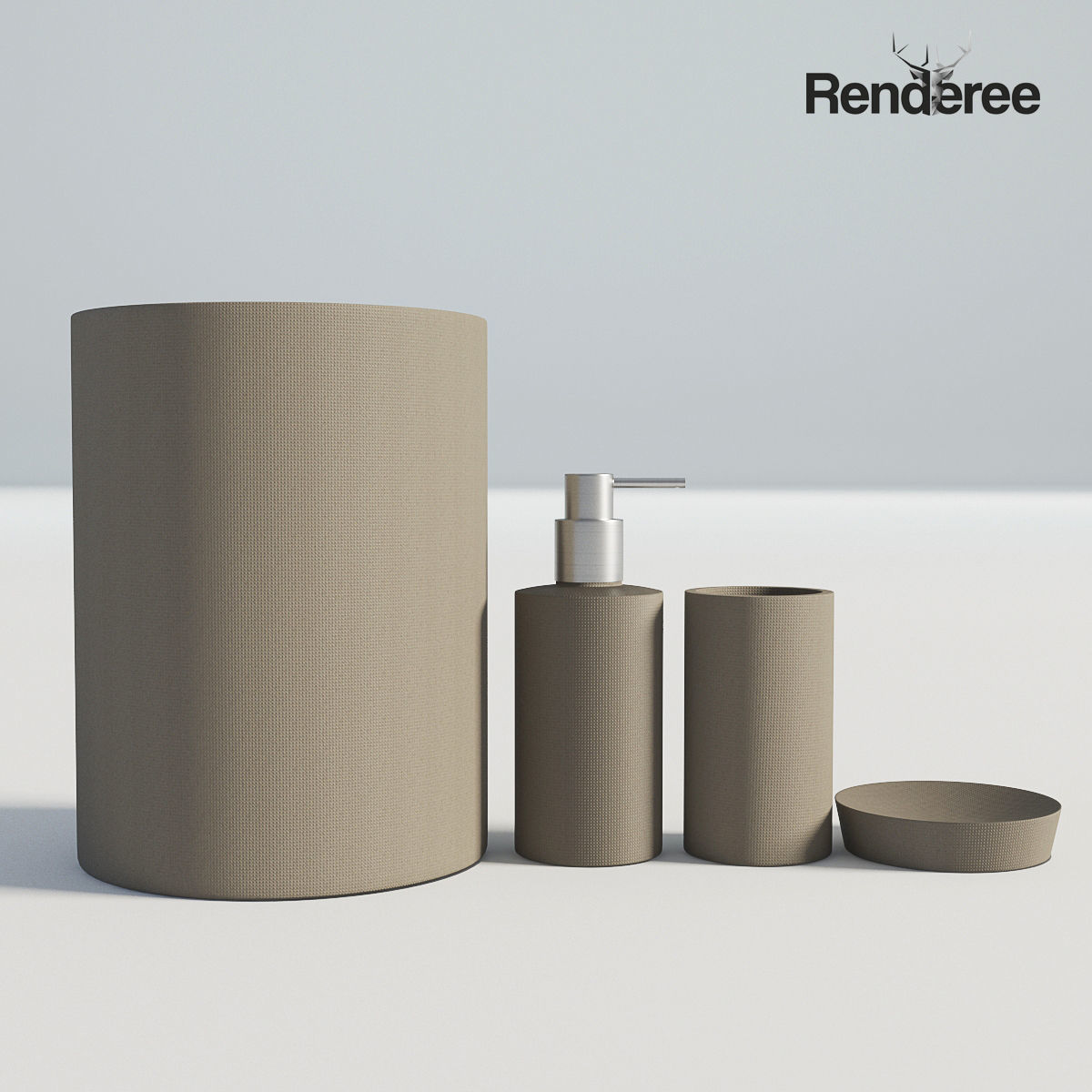 Bathroom Big Set 3D model_41