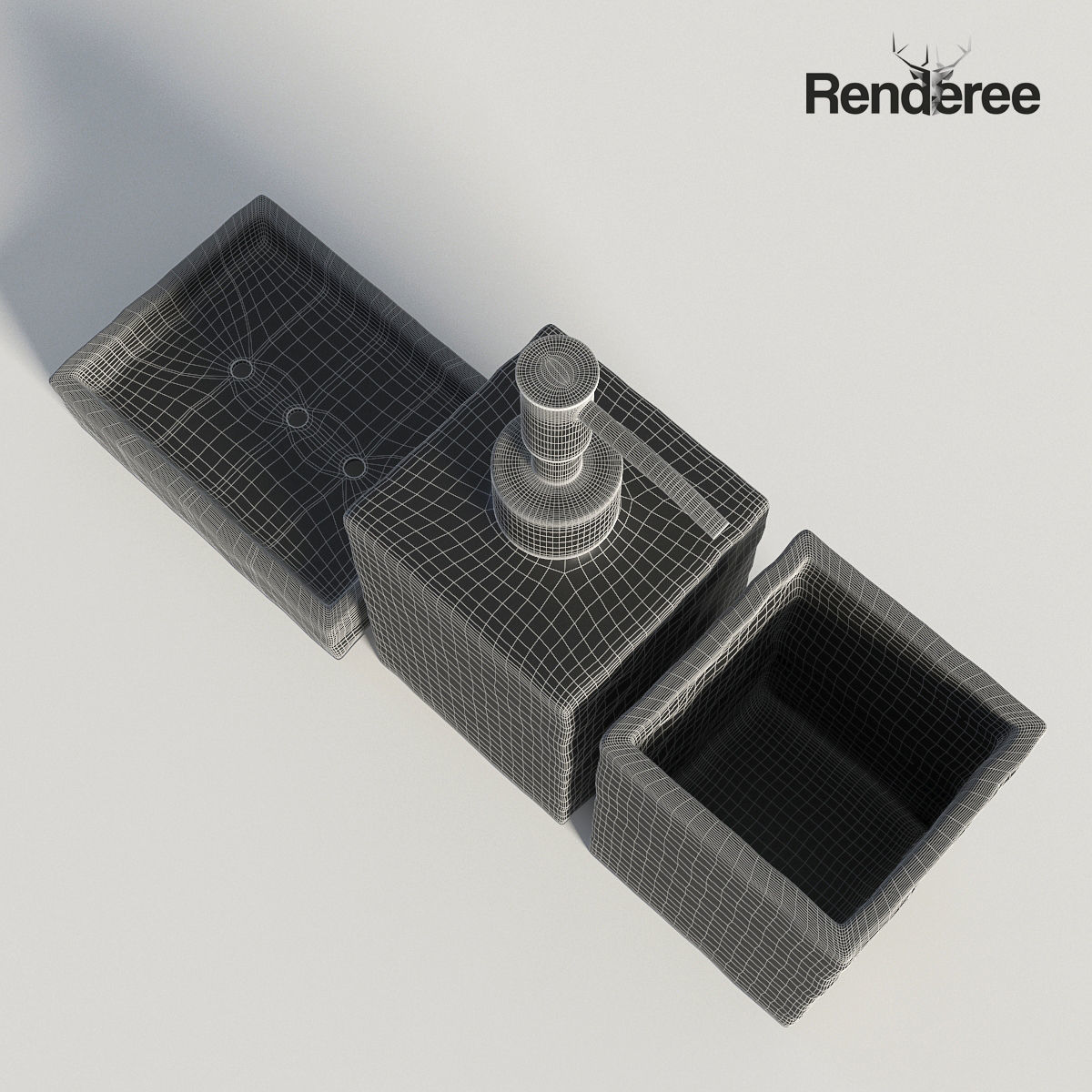 Bathroom Big Set 3D model_28