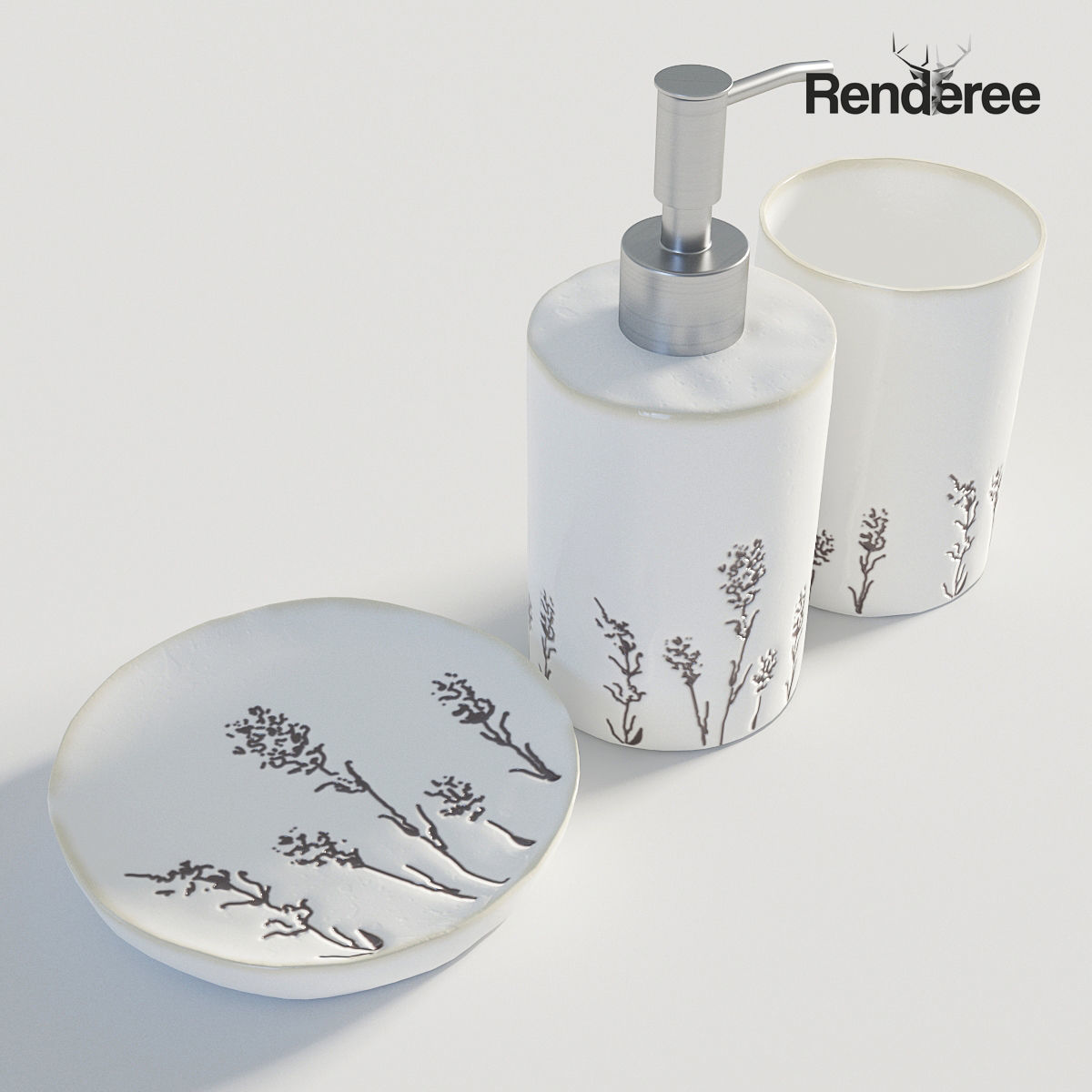 Bathroom Big Set 3D model_34