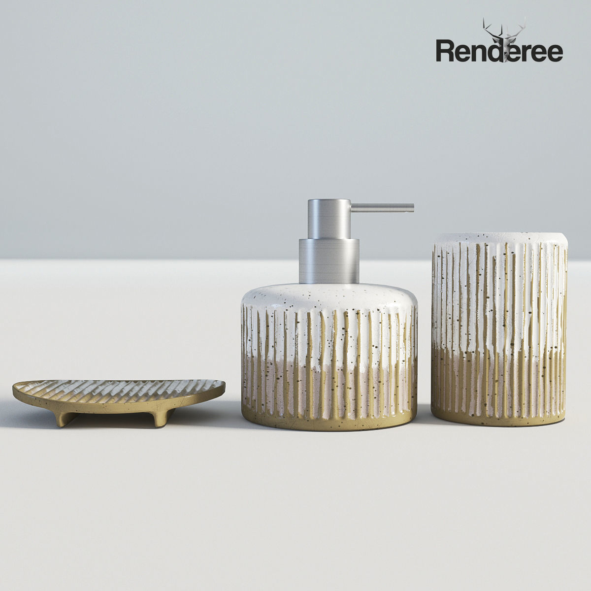 Bathroom Big Set 3D model_58