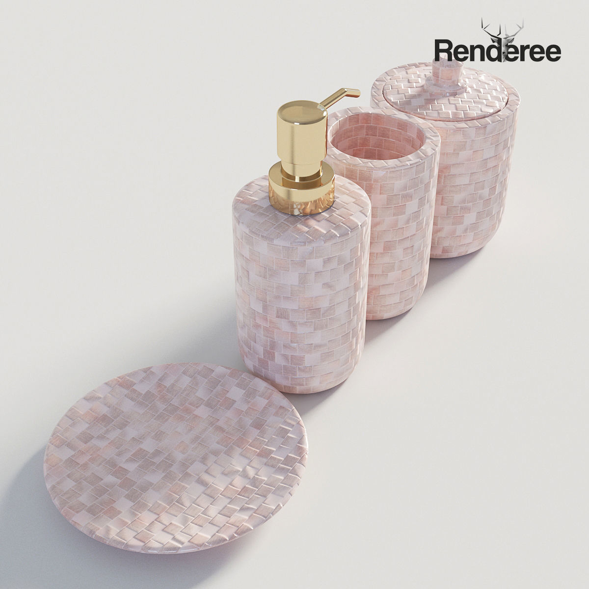 Bathroom Big Set 3D model_30