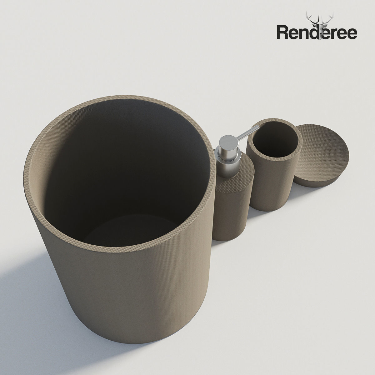 Bathroom Big Set 3D model_42