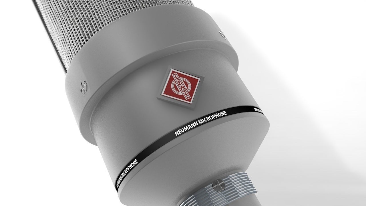 Microphone Newmann TLM 103 3D model_1