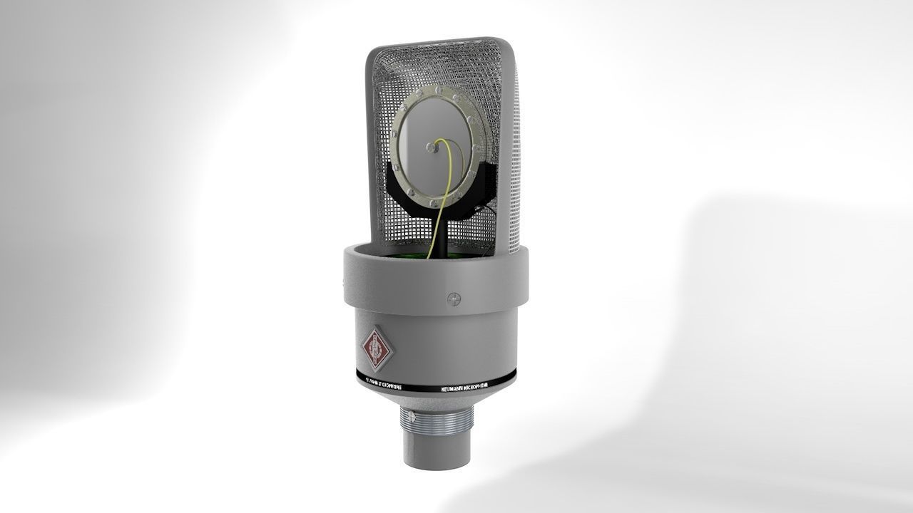 Microphone Newmann TLM 103 3D model_2