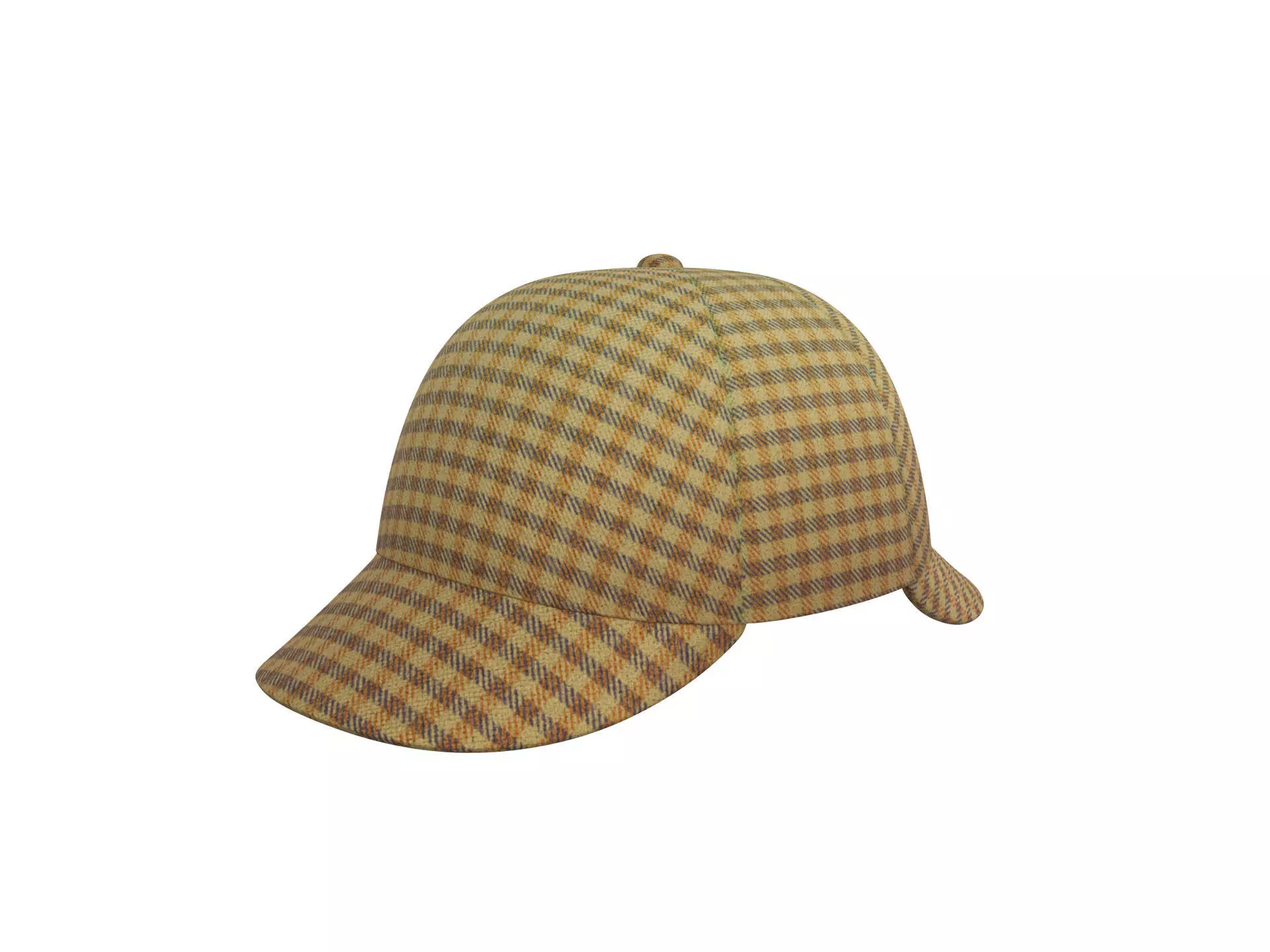 Deerstalker Hat 3D model_0