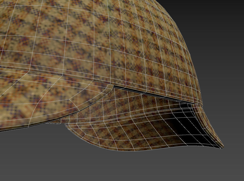 Deerstalker Hat 3D model_19