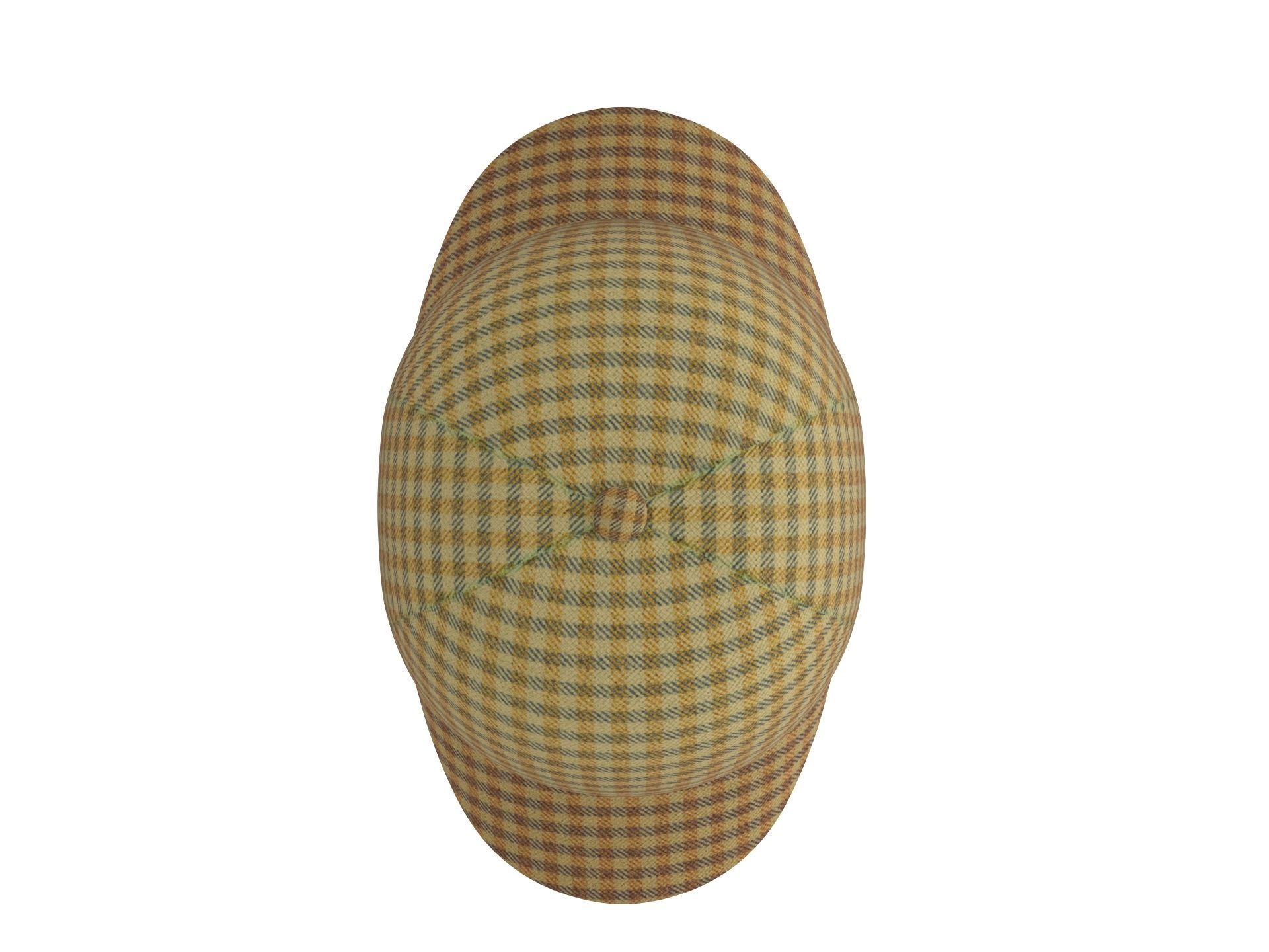 Deerstalker Hat 3D model_4