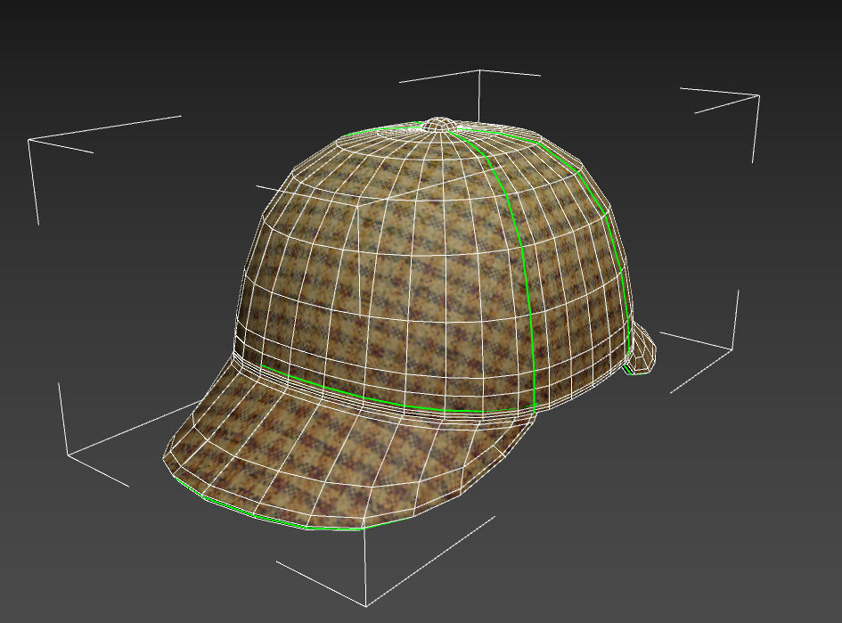 Deerstalker Hat 3D model_20