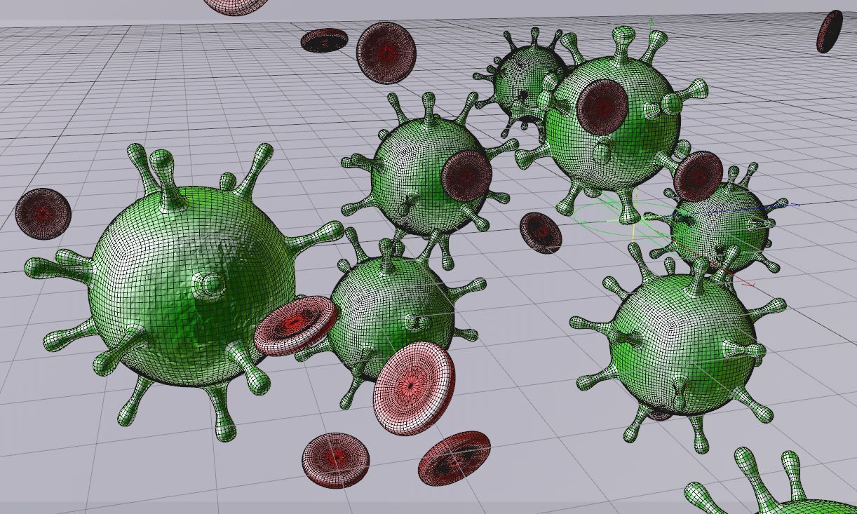 Corona Virus 3D model 3D model_2
