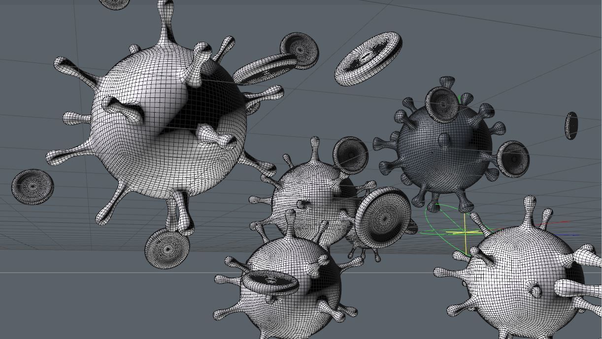 Corona Virus 3D model 3D model_4