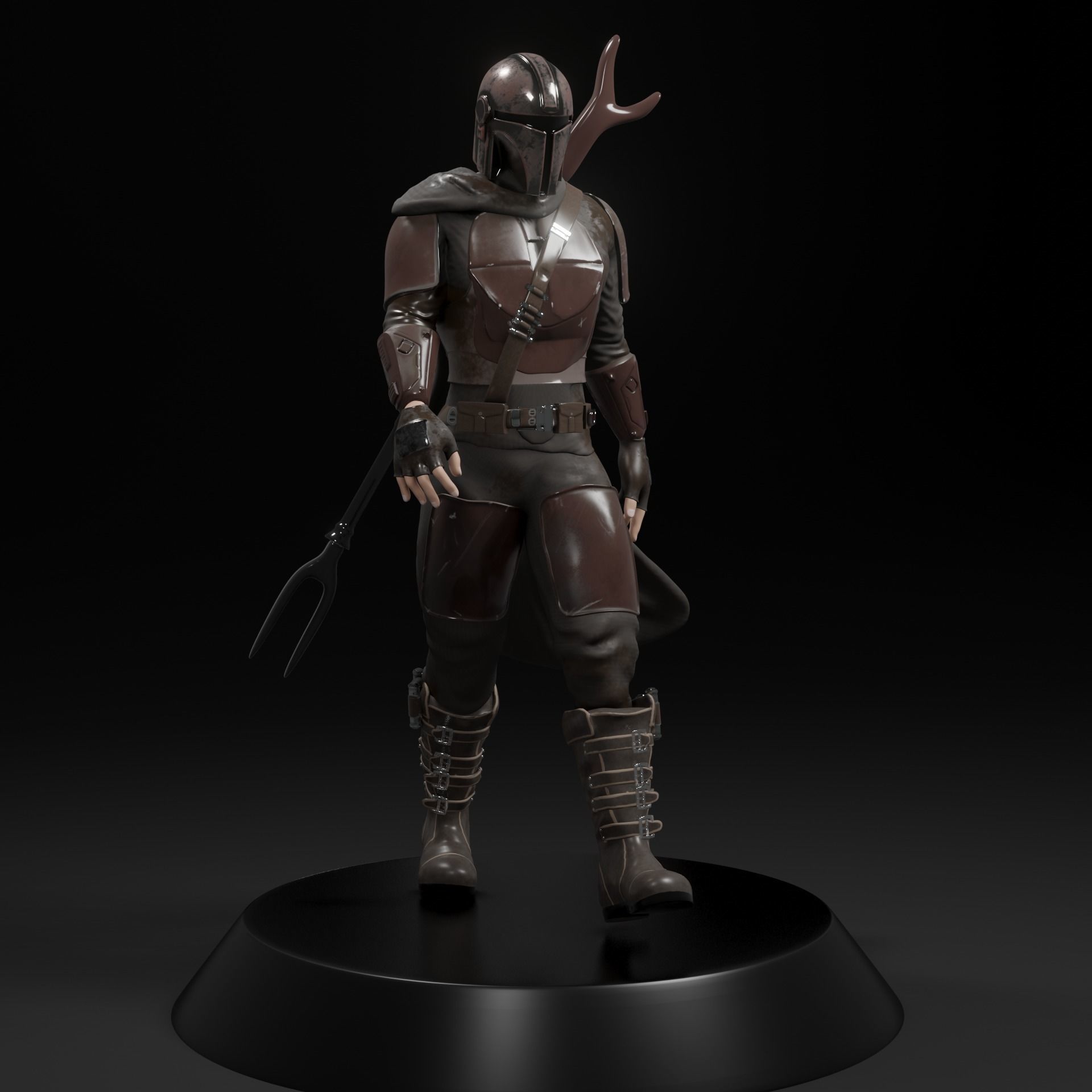 Mandalorian 3d printable Free 3D print model_5