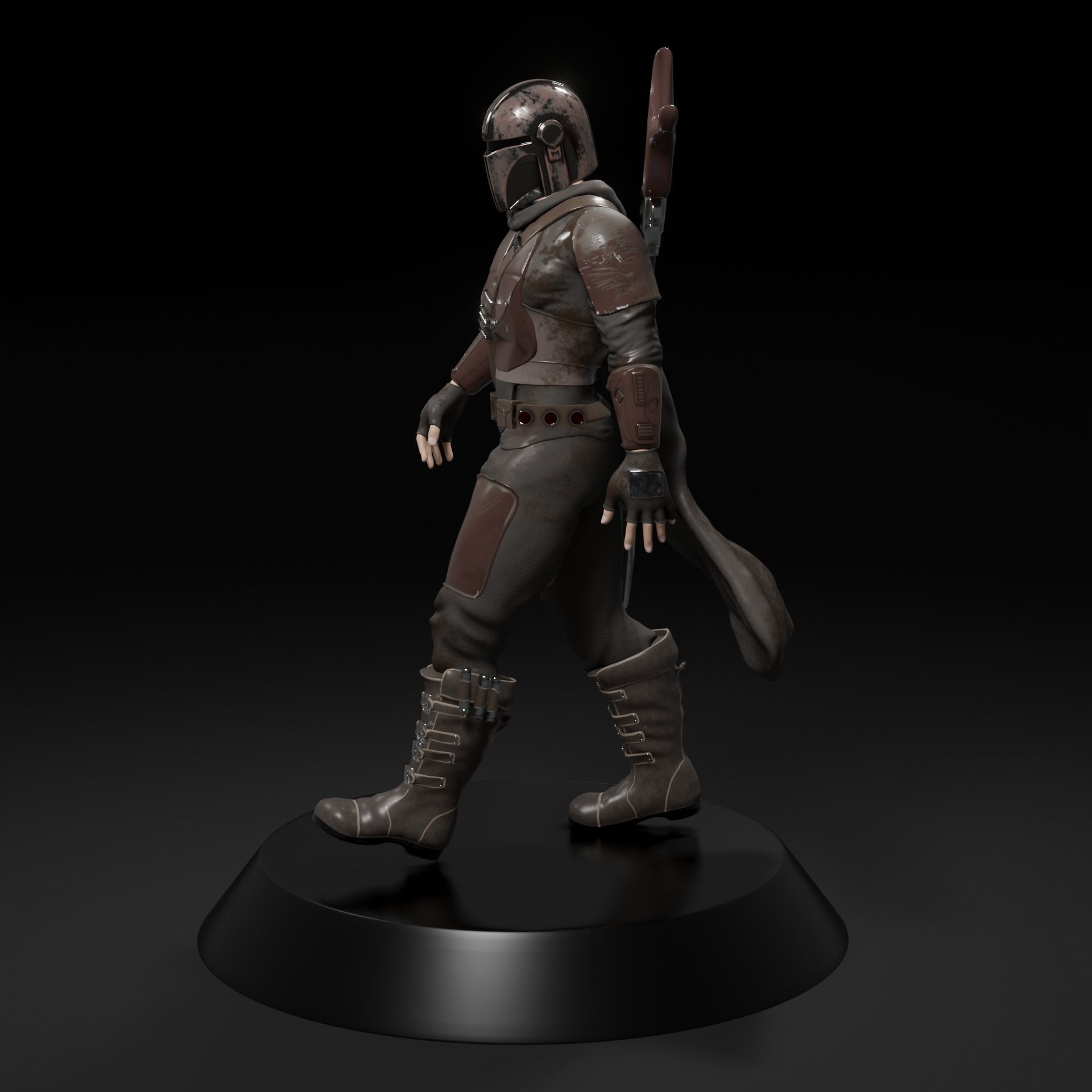 Mandalorian 3d printable Free 3D print model_4