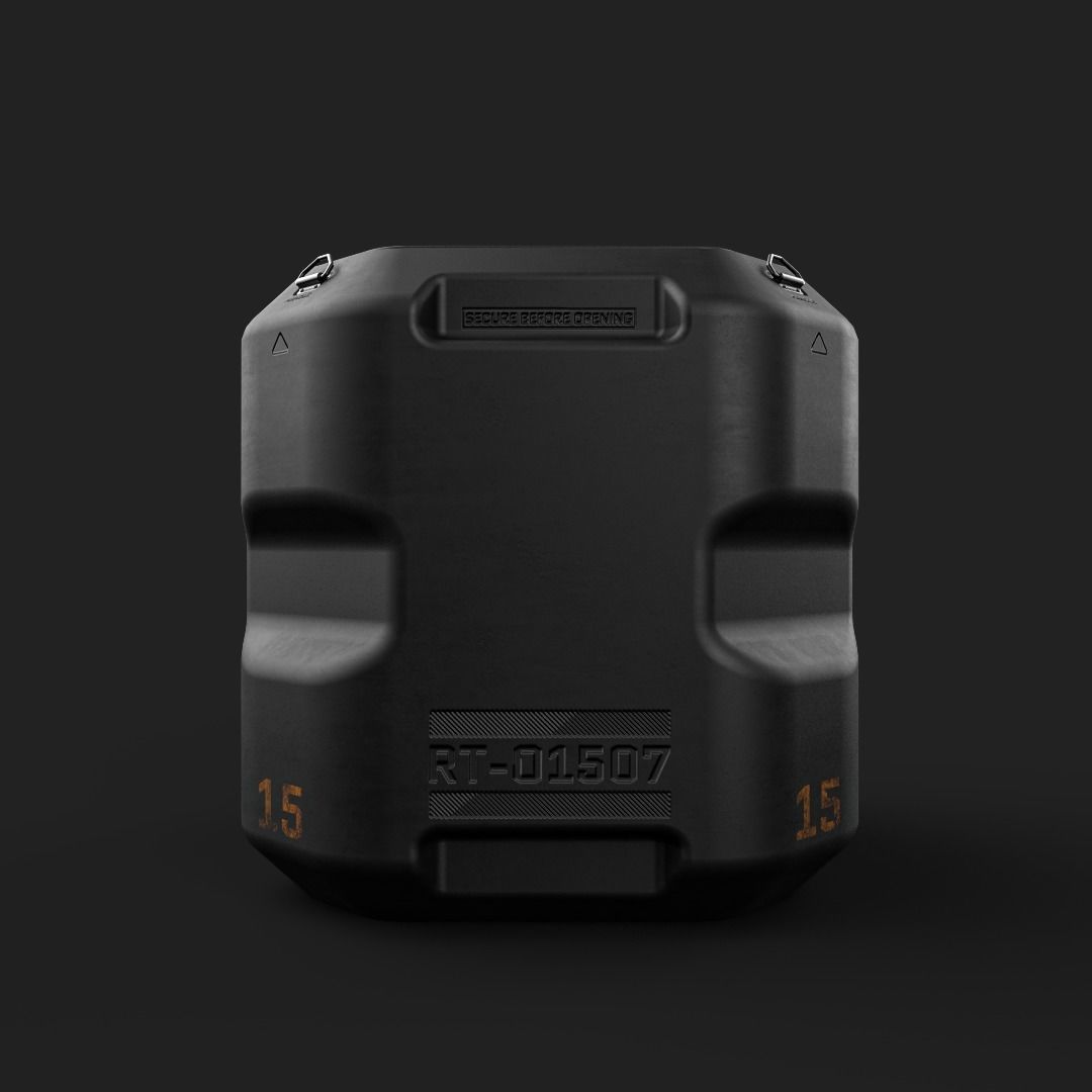Sci-Fi Box-02 3D model_2