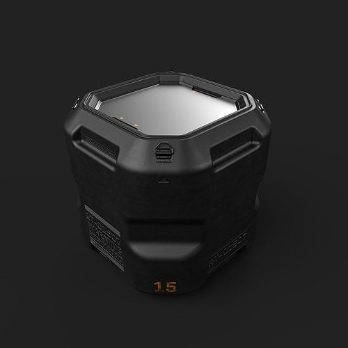 Sci-Fi Box-02 3D model