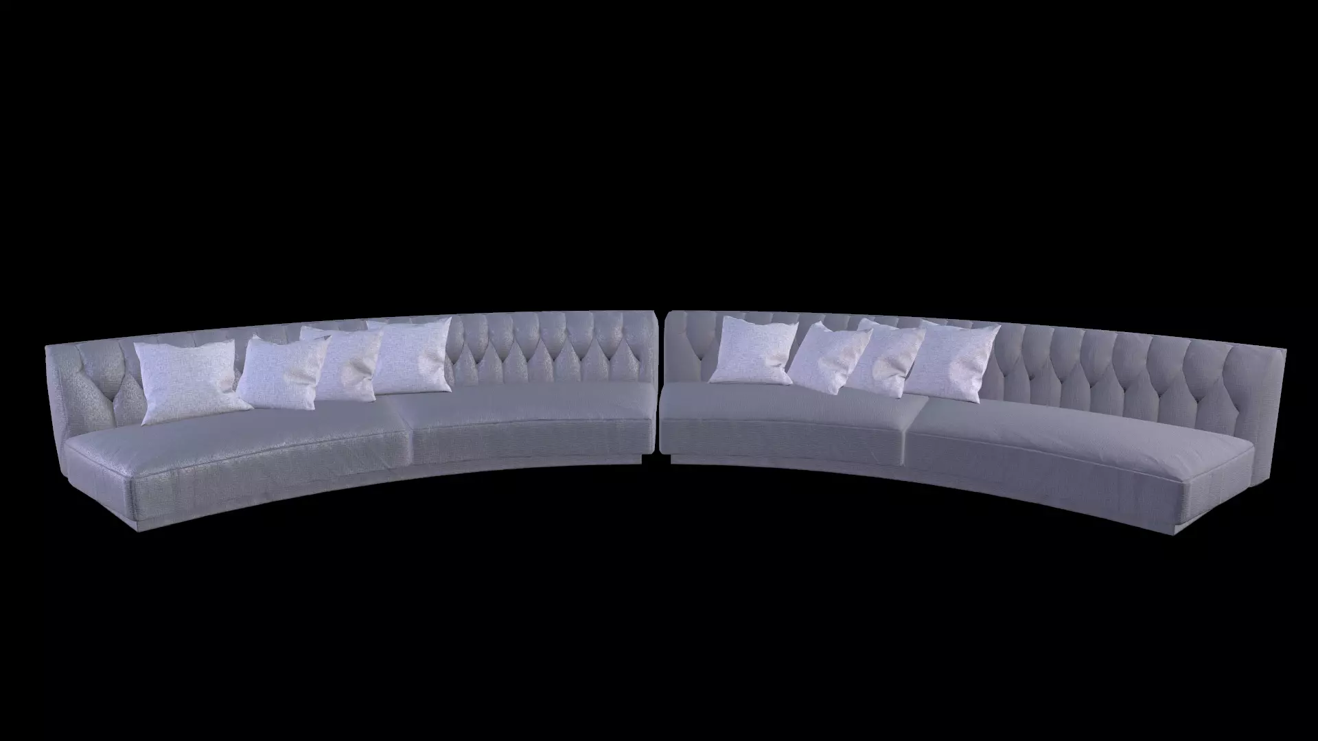Sofa Circa Low-poly 3D model_0
