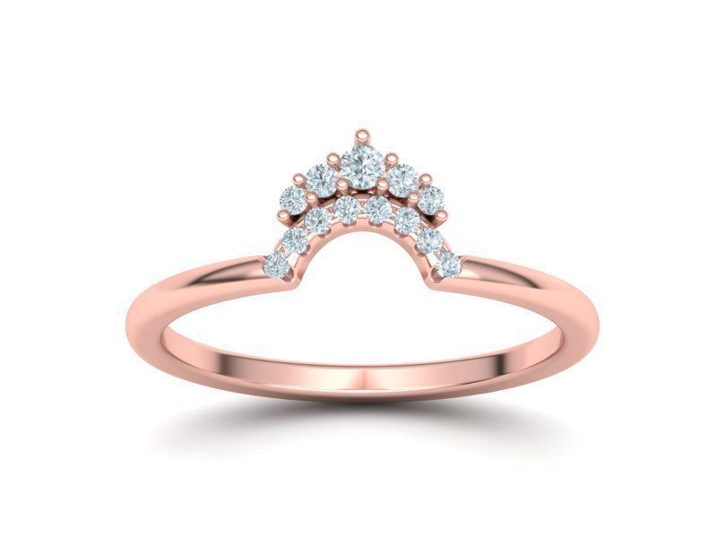 Match Band ring Rounded band ring Own design  3D print model_11