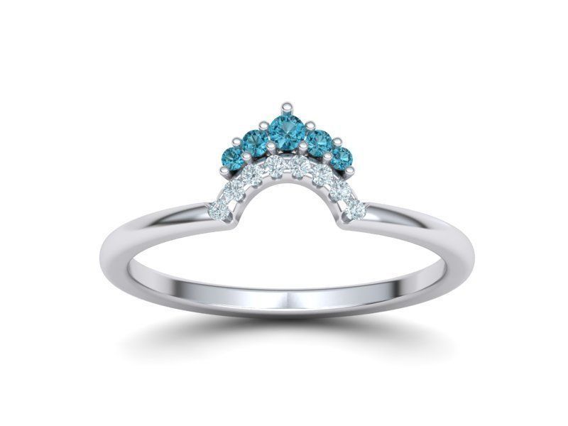 Match Band ring Rounded band ring Own design  3D print model_13