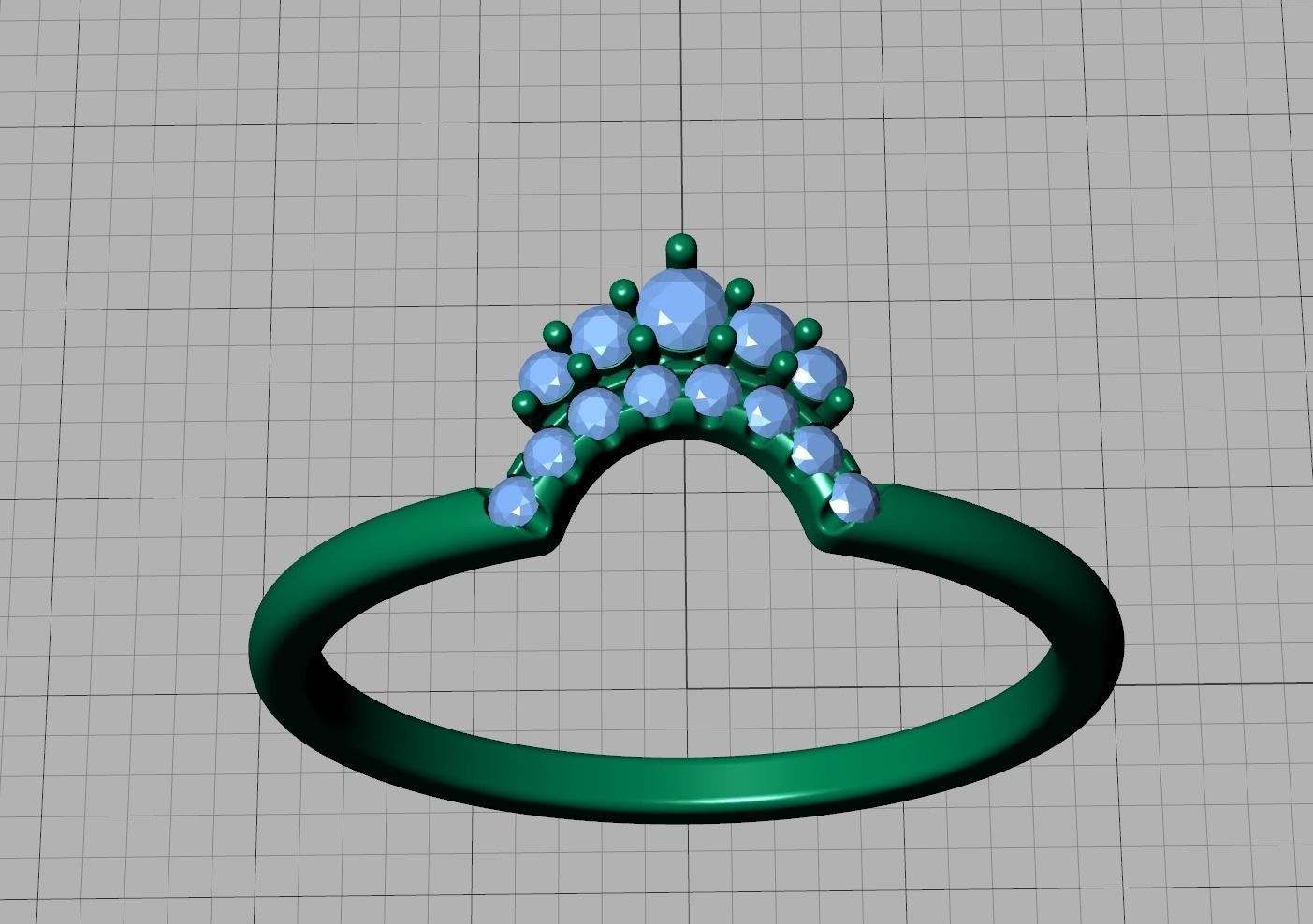 Match Band ring Rounded band ring Own design  3D print model_15