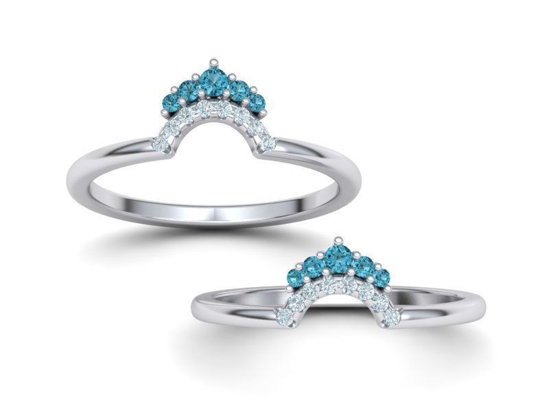 Match Band ring Rounded band ring Own design  3D print model_10