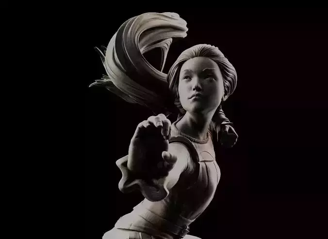 Model12 statue of person