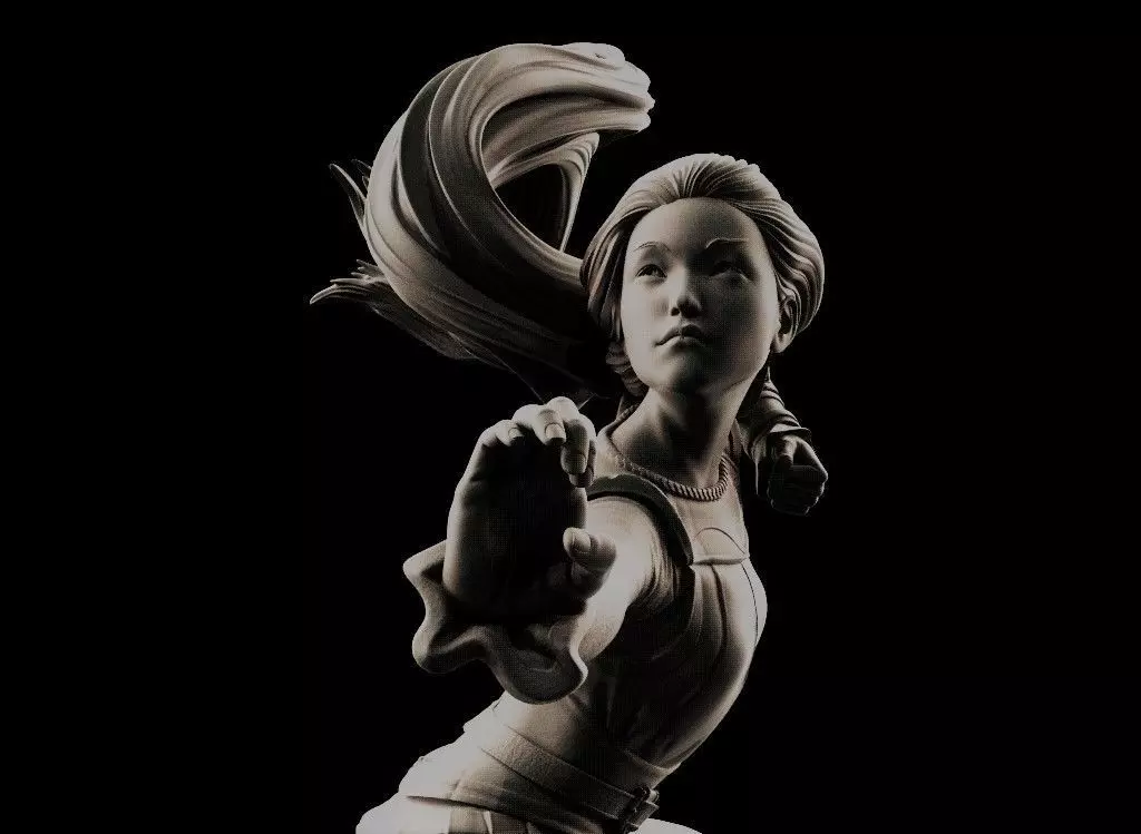 Model12 statue of person 3D print model