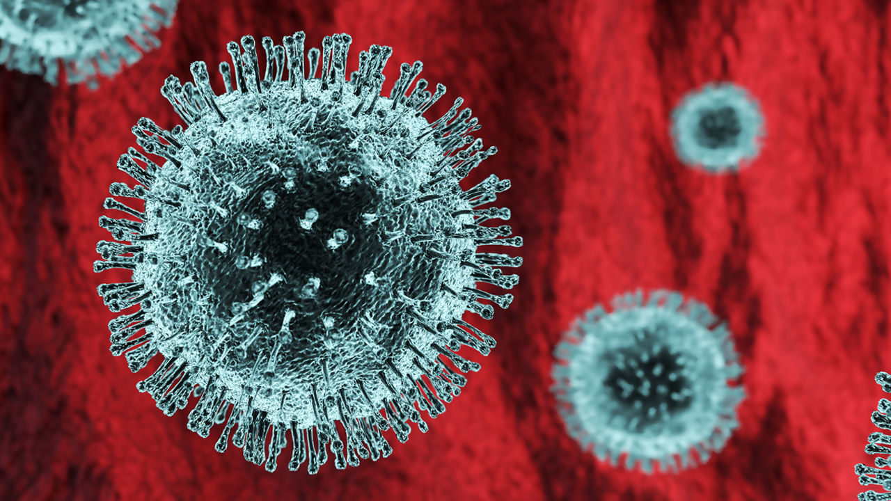 Corona Virus 3D Scene 3D model_5
