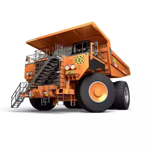 Rigged Hitachi Construction Machinery EH5000AC-3 Haul Truck 3D model
