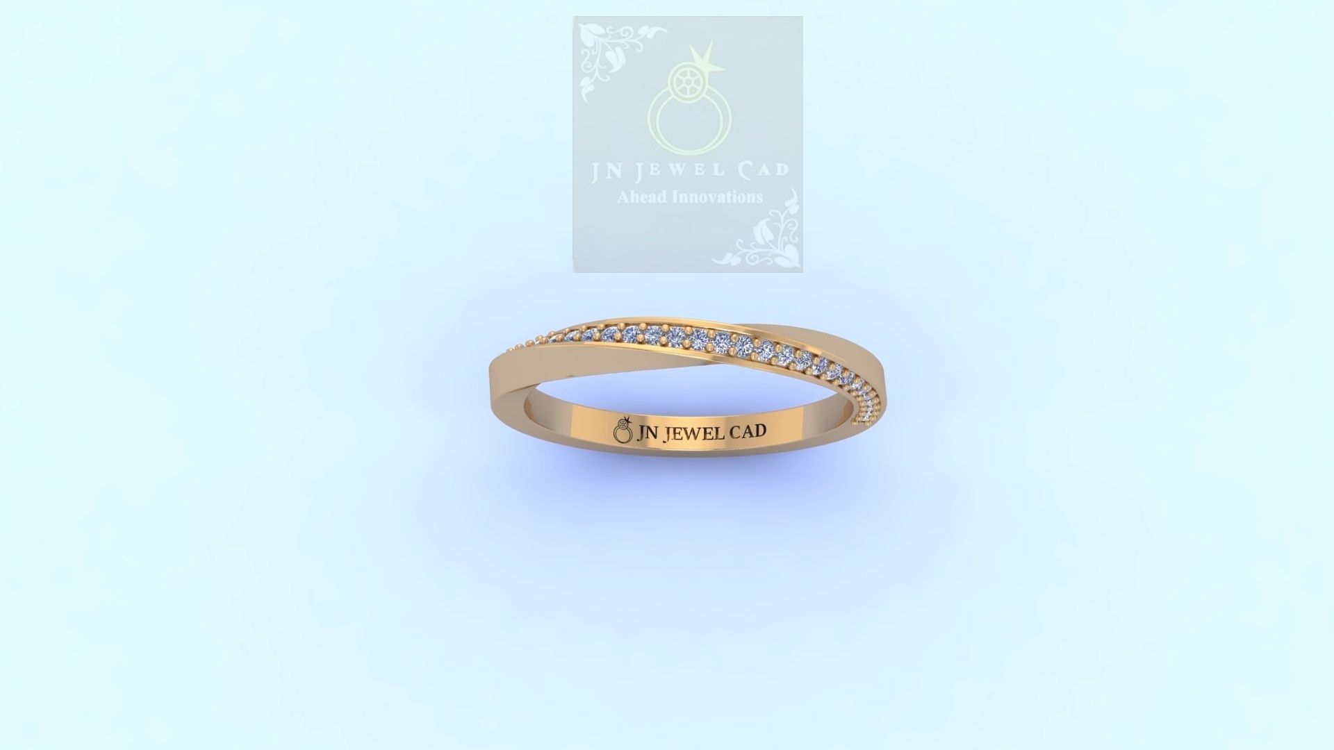 STYLE ELEGANT SIMPLE DECENT RING 3D print model_1