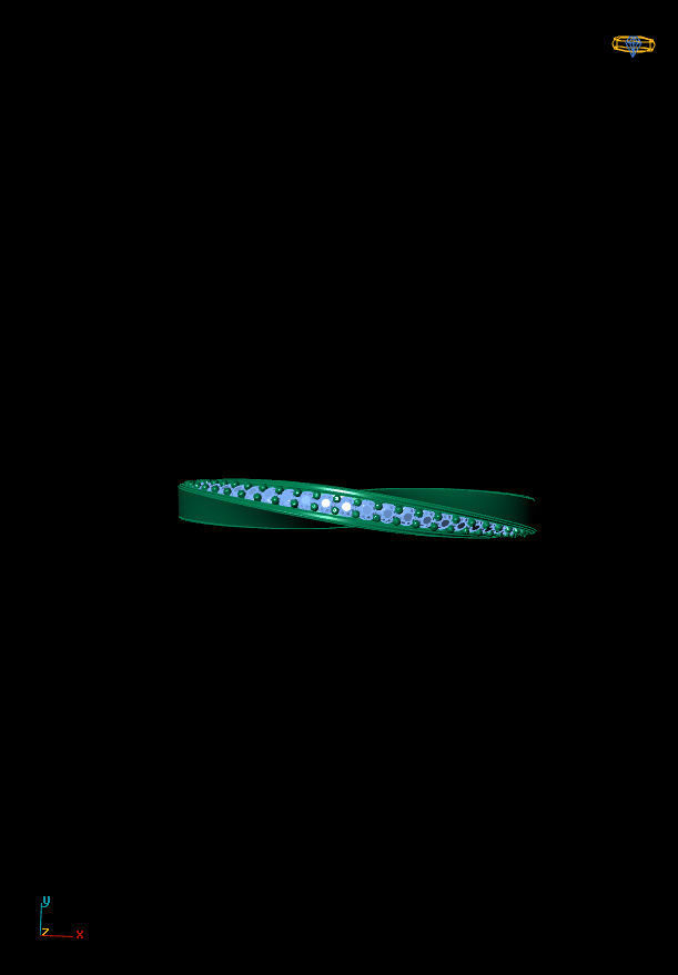 STYLE ELEGANT SIMPLE DECENT RING 3D print model_2