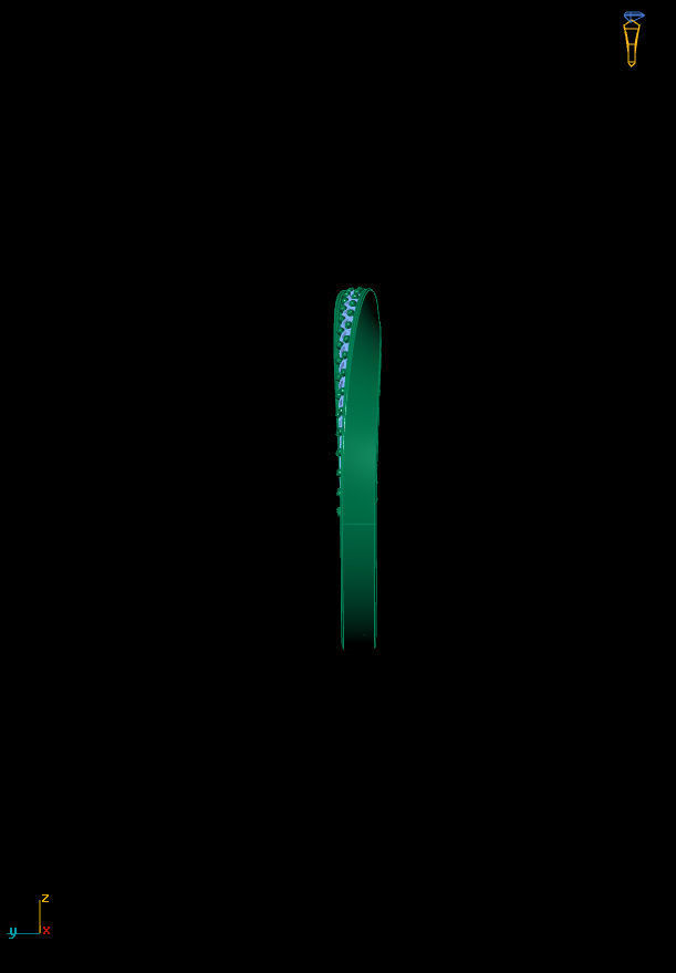 STYLE ELEGANT SIMPLE DECENT RING 3D print model_3