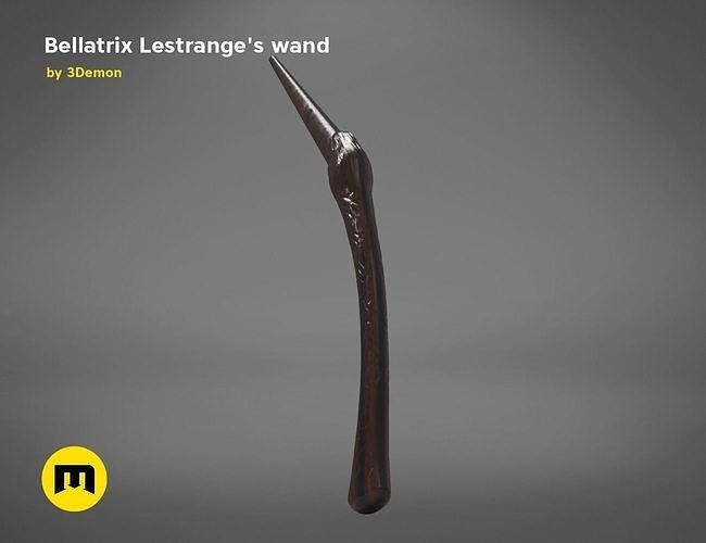 Wand of Bellatrix Lestrange 3D print model